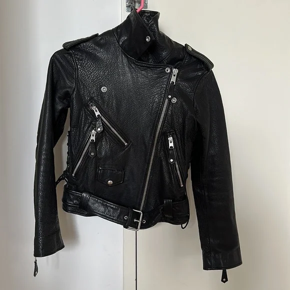 All Saints Leather Jacket - Picture 3 of 4